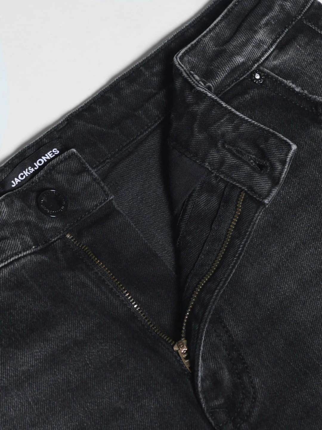 Black High Rise Dario Loose Fit Jeans - Image 5