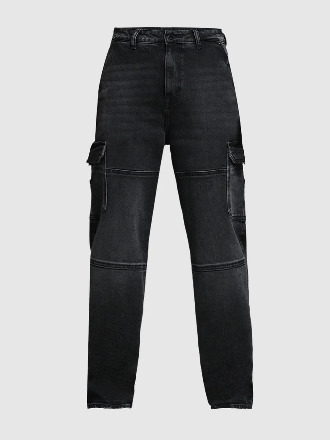 Black High Rise Dario Loose Fit Jeans - Image 7
