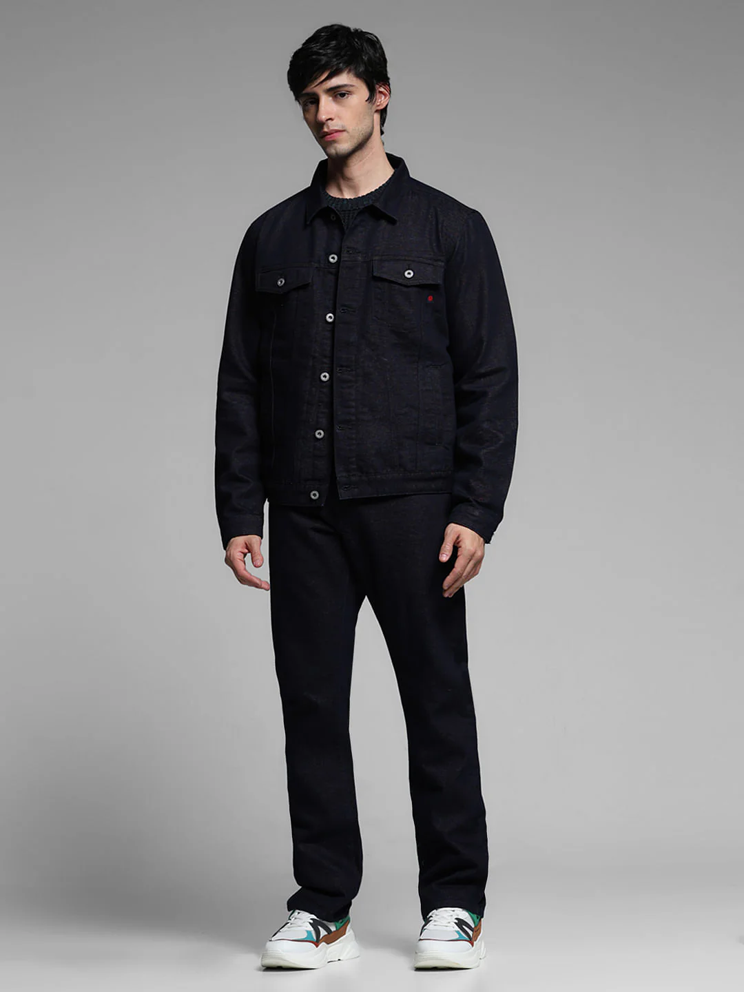 Dark Blue Denim Jacket - Image 6