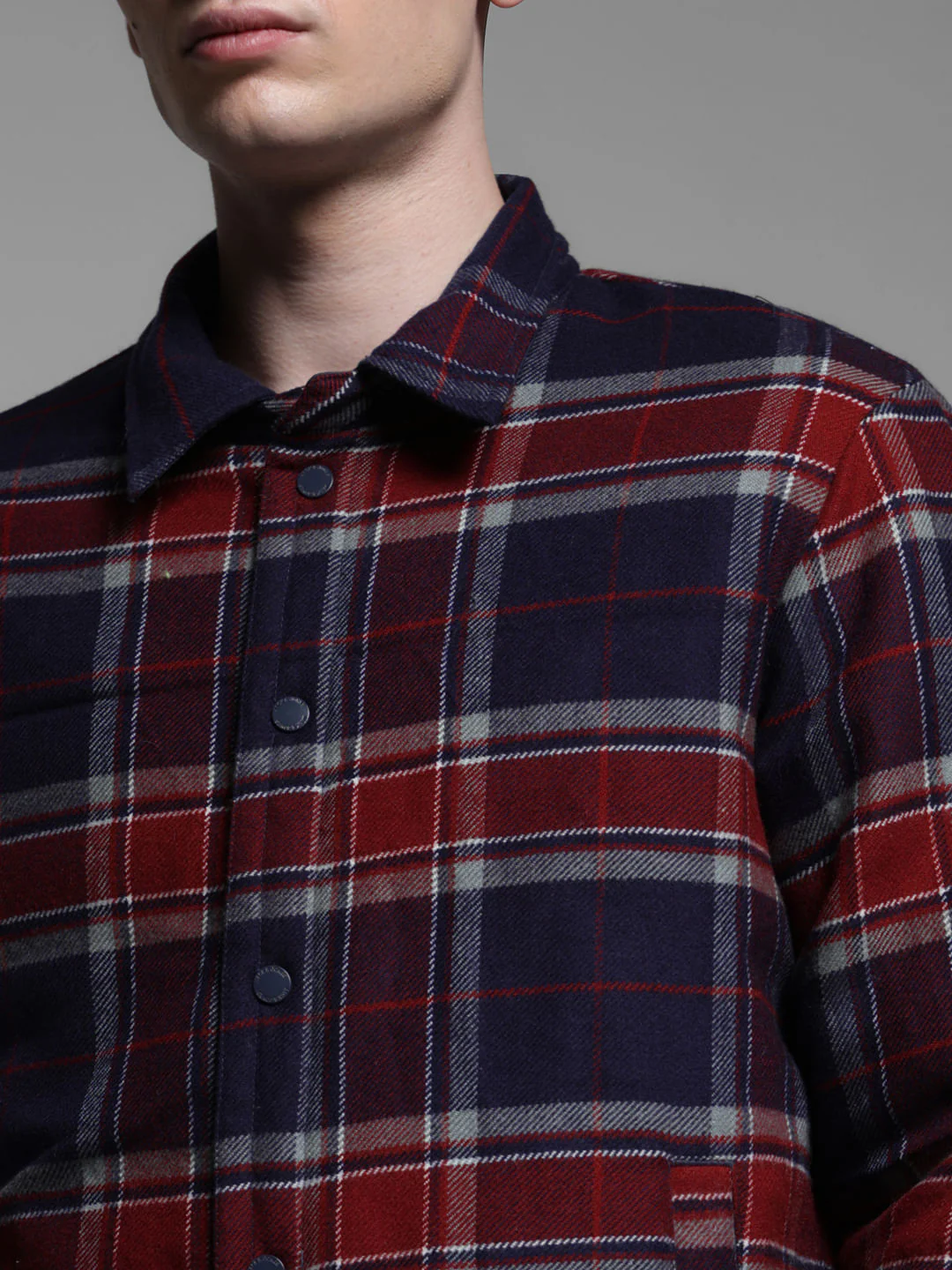 DARK BLUE REVERSIBLE JACKET - Image 7