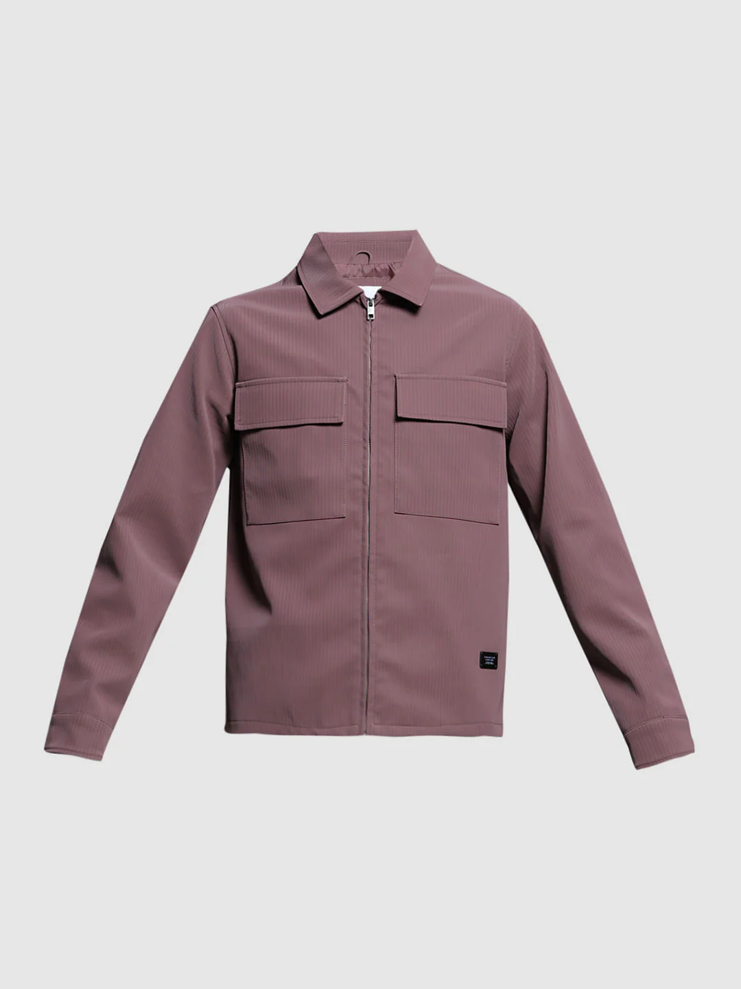 Dusty Pink Striped Shacket - Image 7