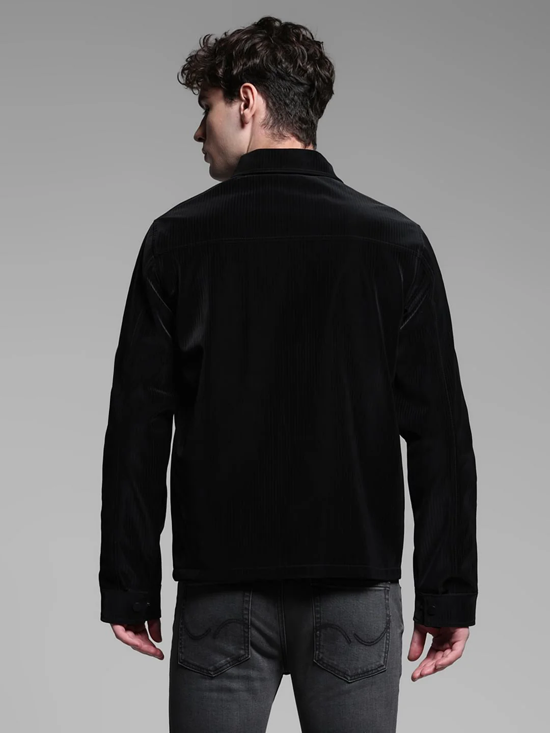 Black Striped Shacket - Image 4