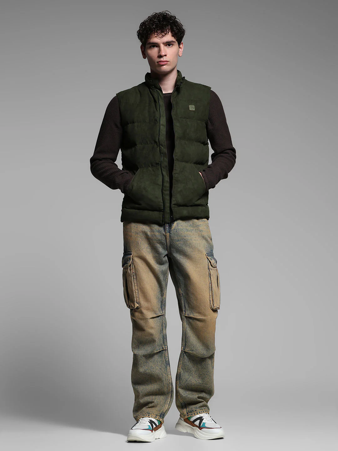 GREEN ZIPPER VEST - Image 6