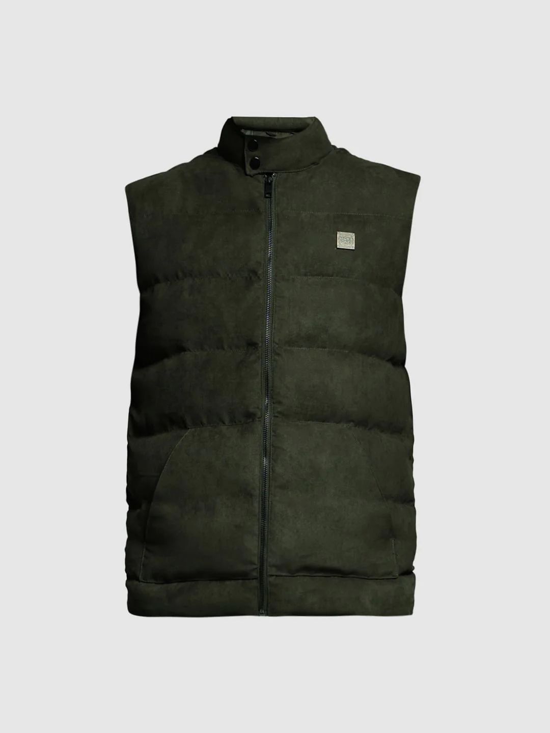 GREEN ZIPPER VEST - Image 7