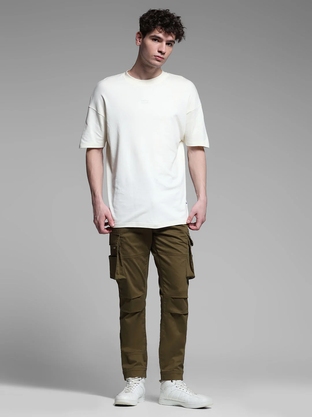 BROWN HIGH RISE CARGOS - Image 6