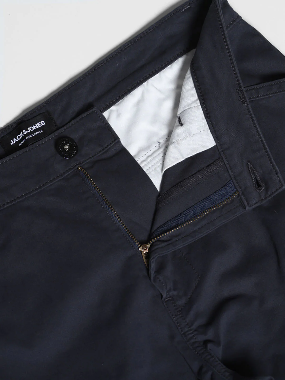 Navy Blue High Rise Cargos - Image 5