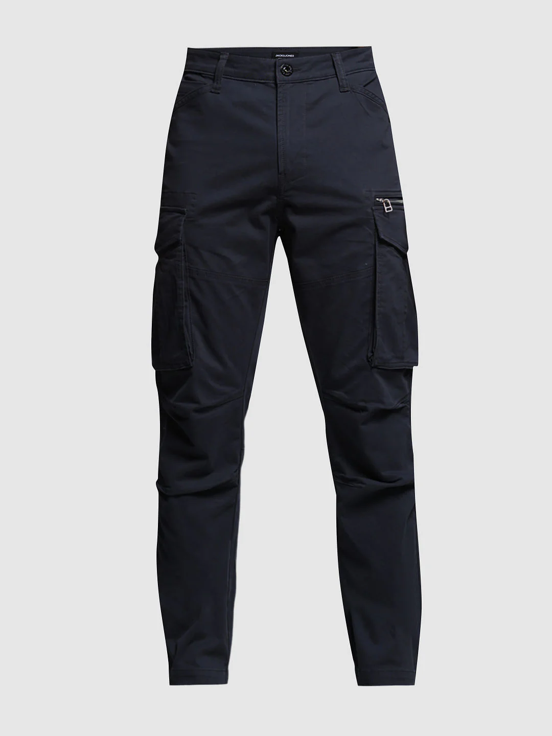 Navy Blue High Rise Cargos - Image 7