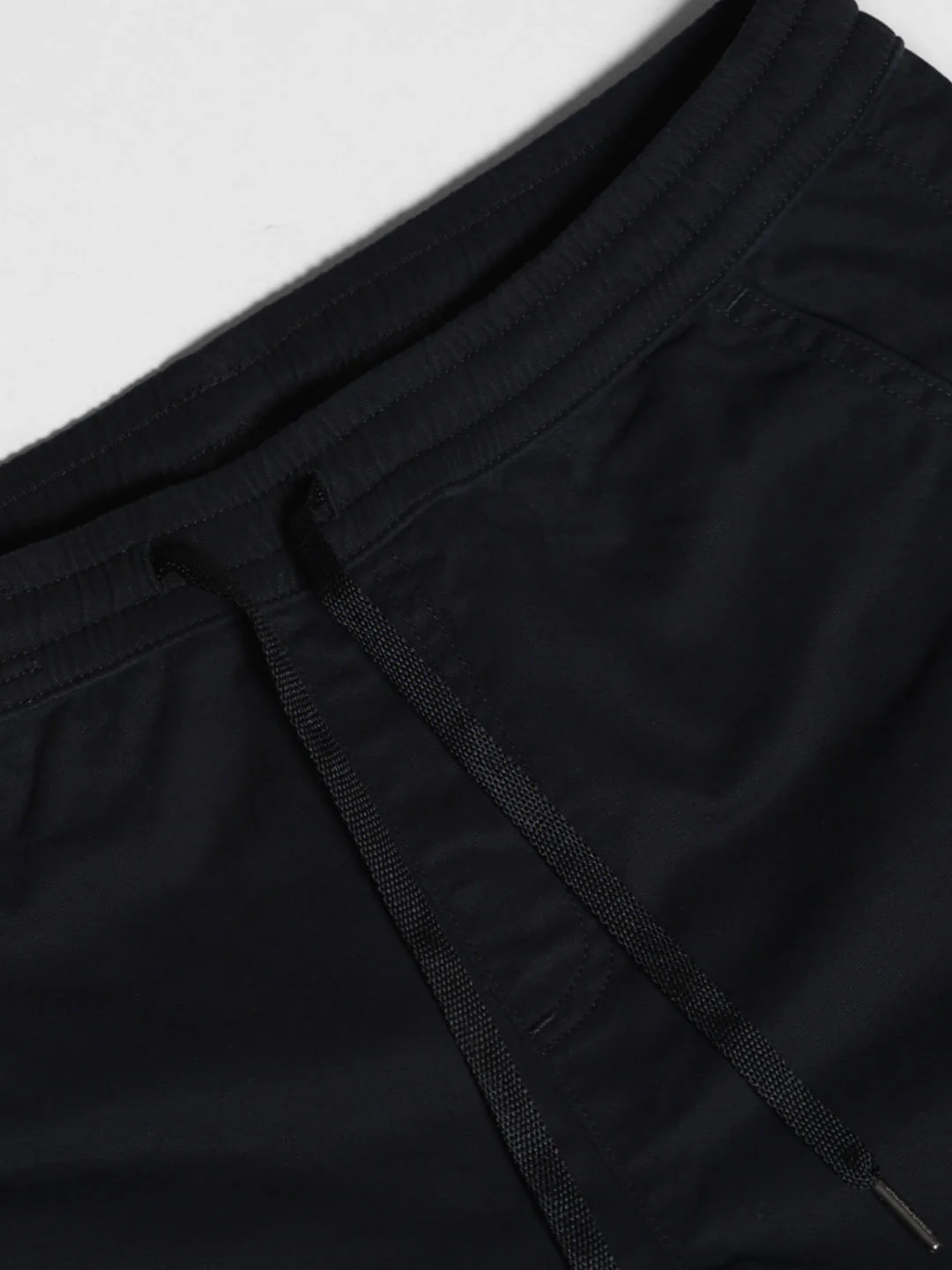Black Mid Rise Cotton Pants - Image 5