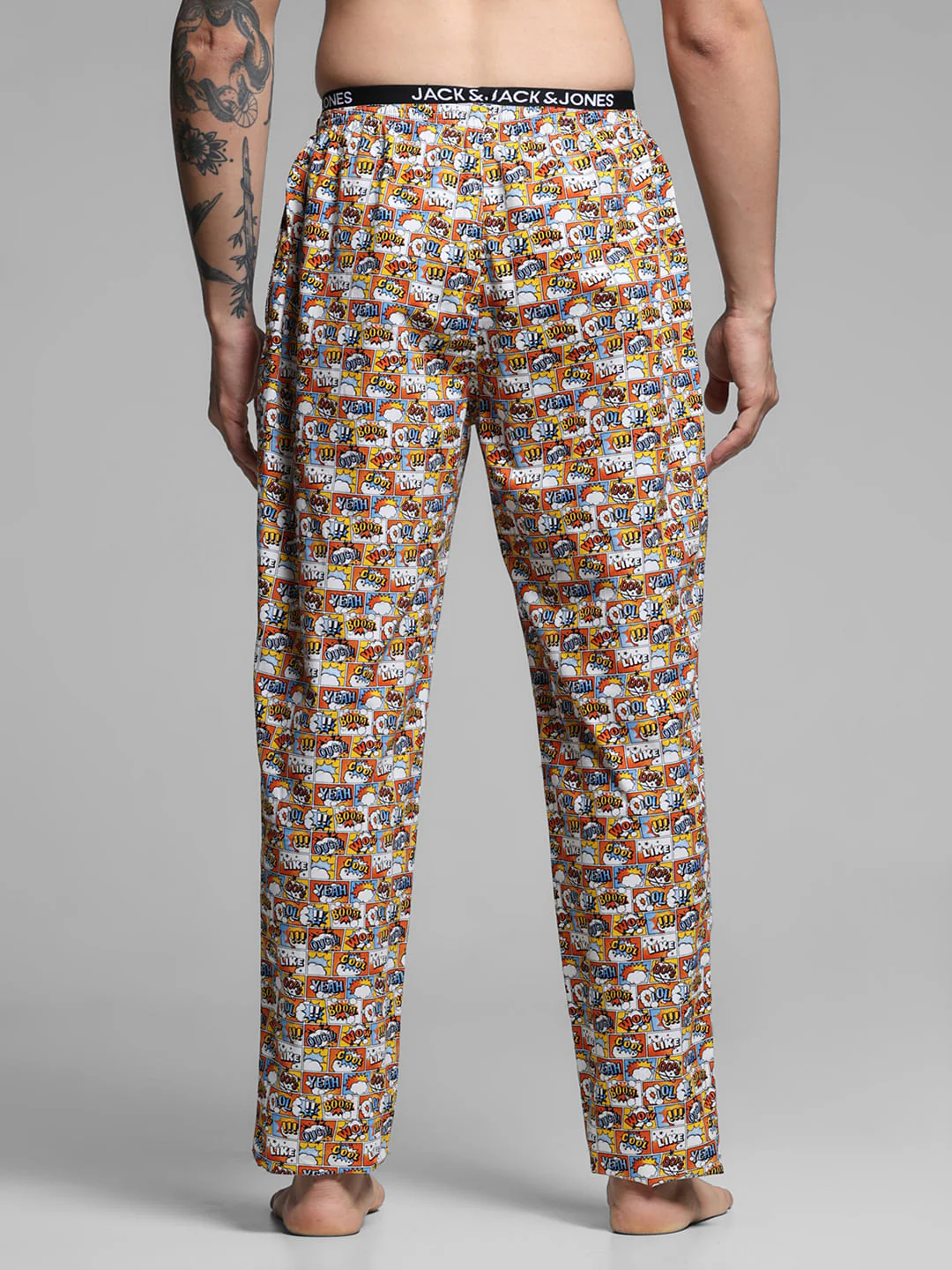 Yellow Comic Strip Print Pyjamas - Image 3