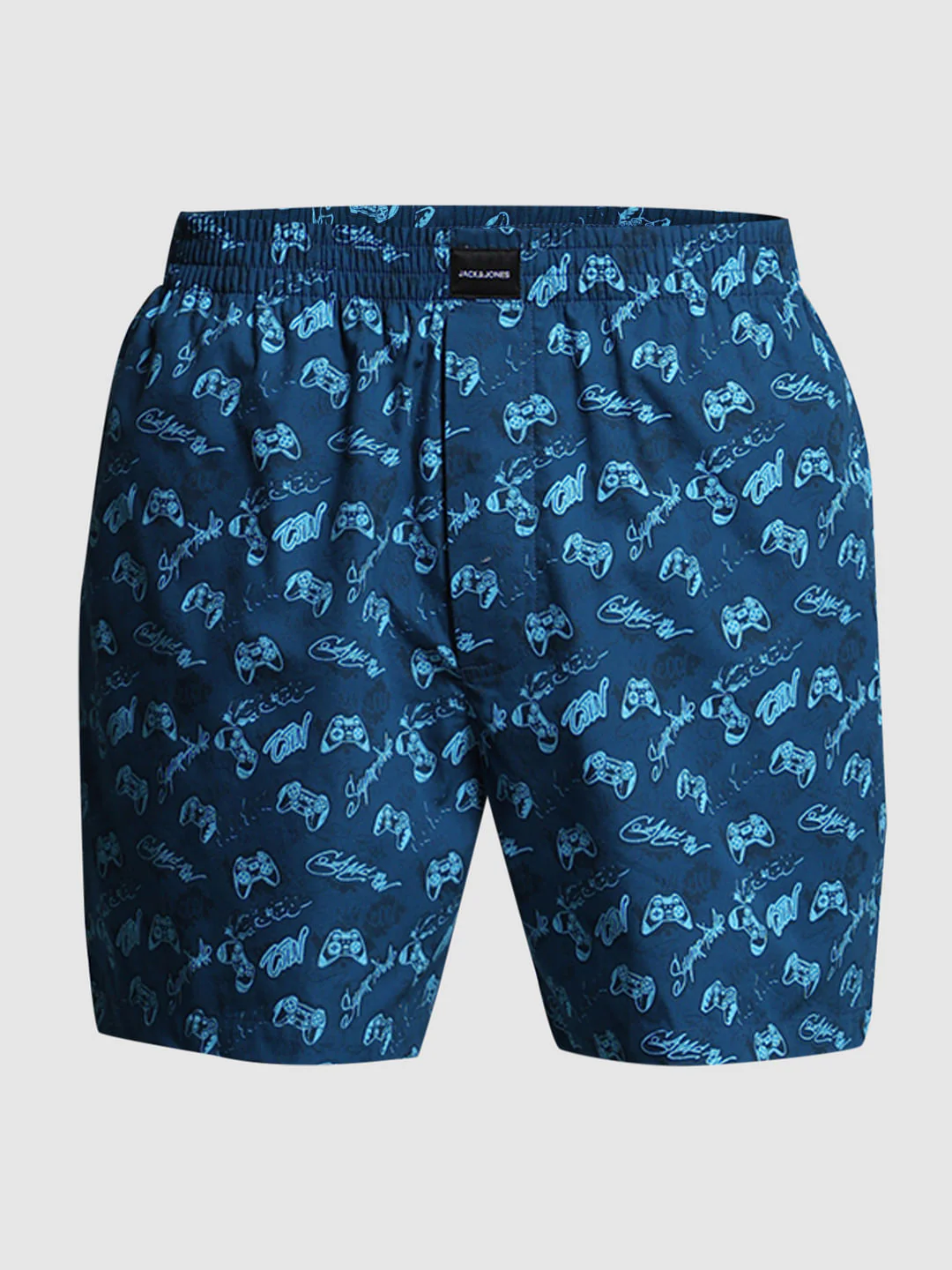 Dark Green Printed Cotton Boxers - Image 7