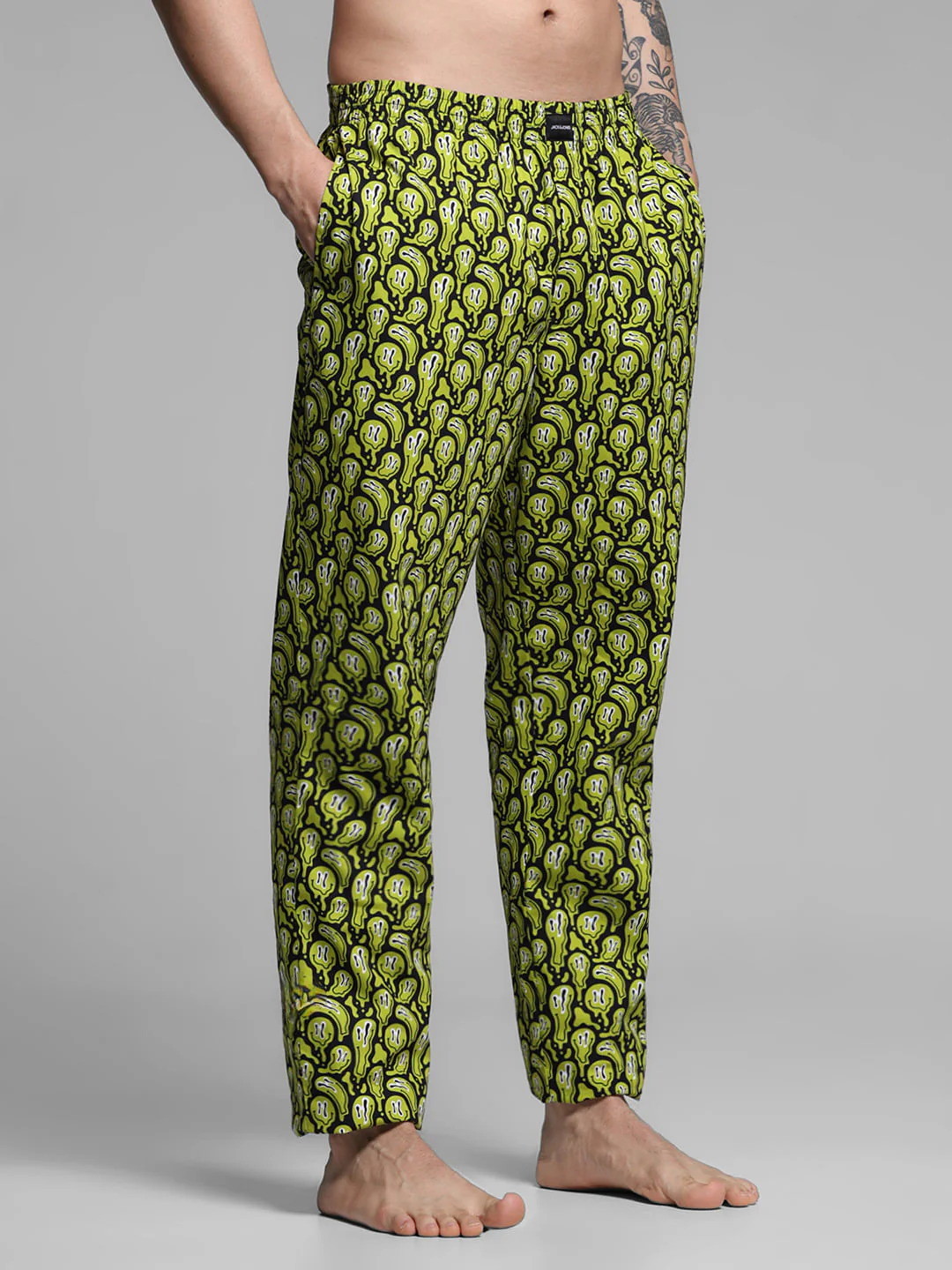 Black Printed Pyjamas - Image 2