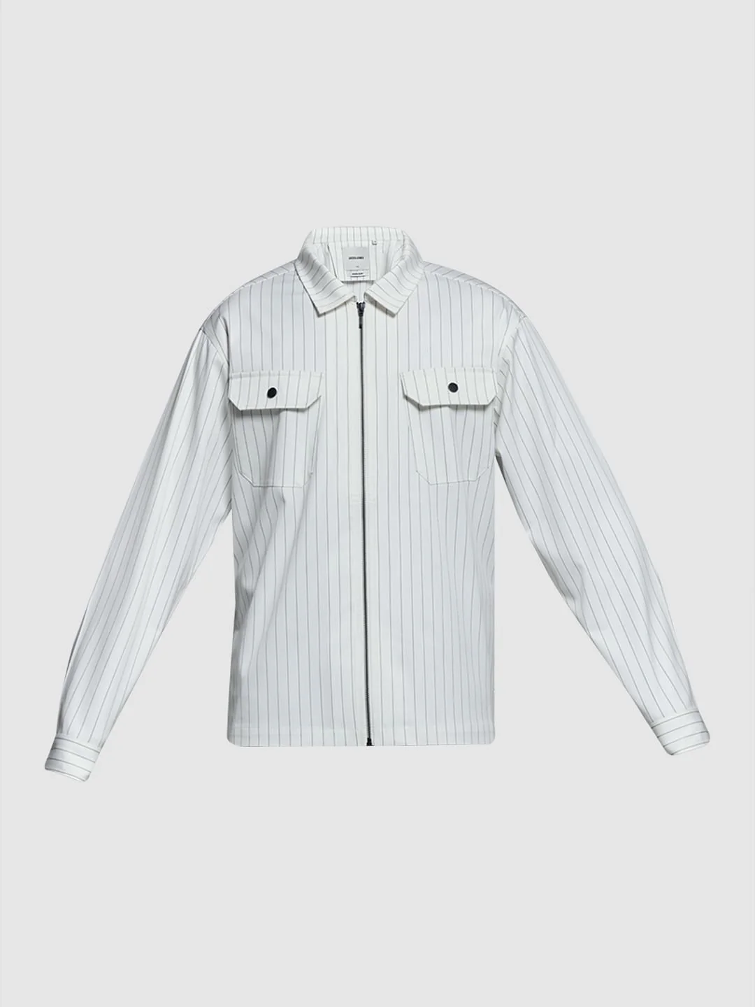 White Striped Oversized Shirt - Image 7