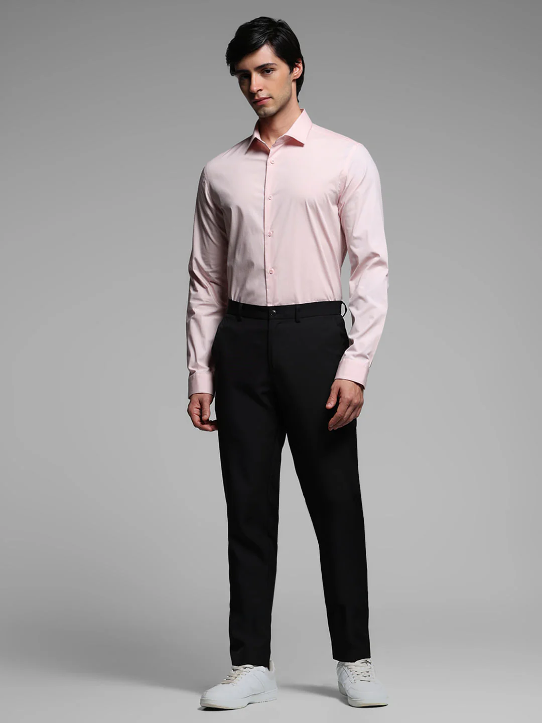 Pink Cotton Full Sleeves Shirt - Image 6
