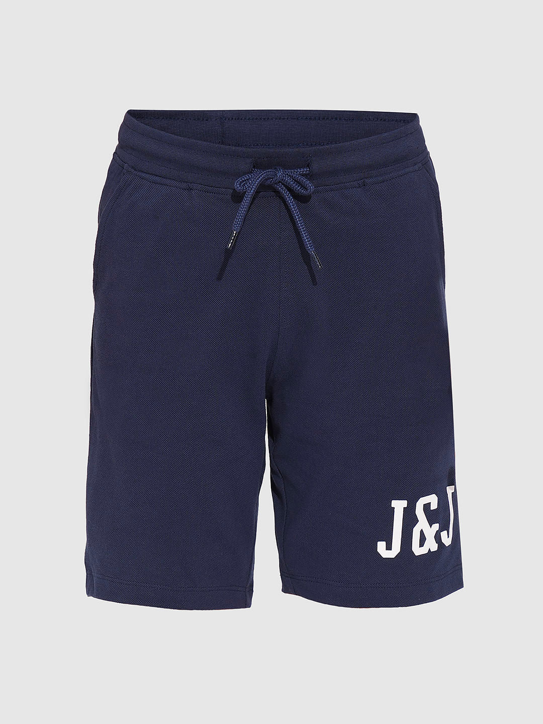 Boys Blue Printed Co-ord Set Shorts - Image 7