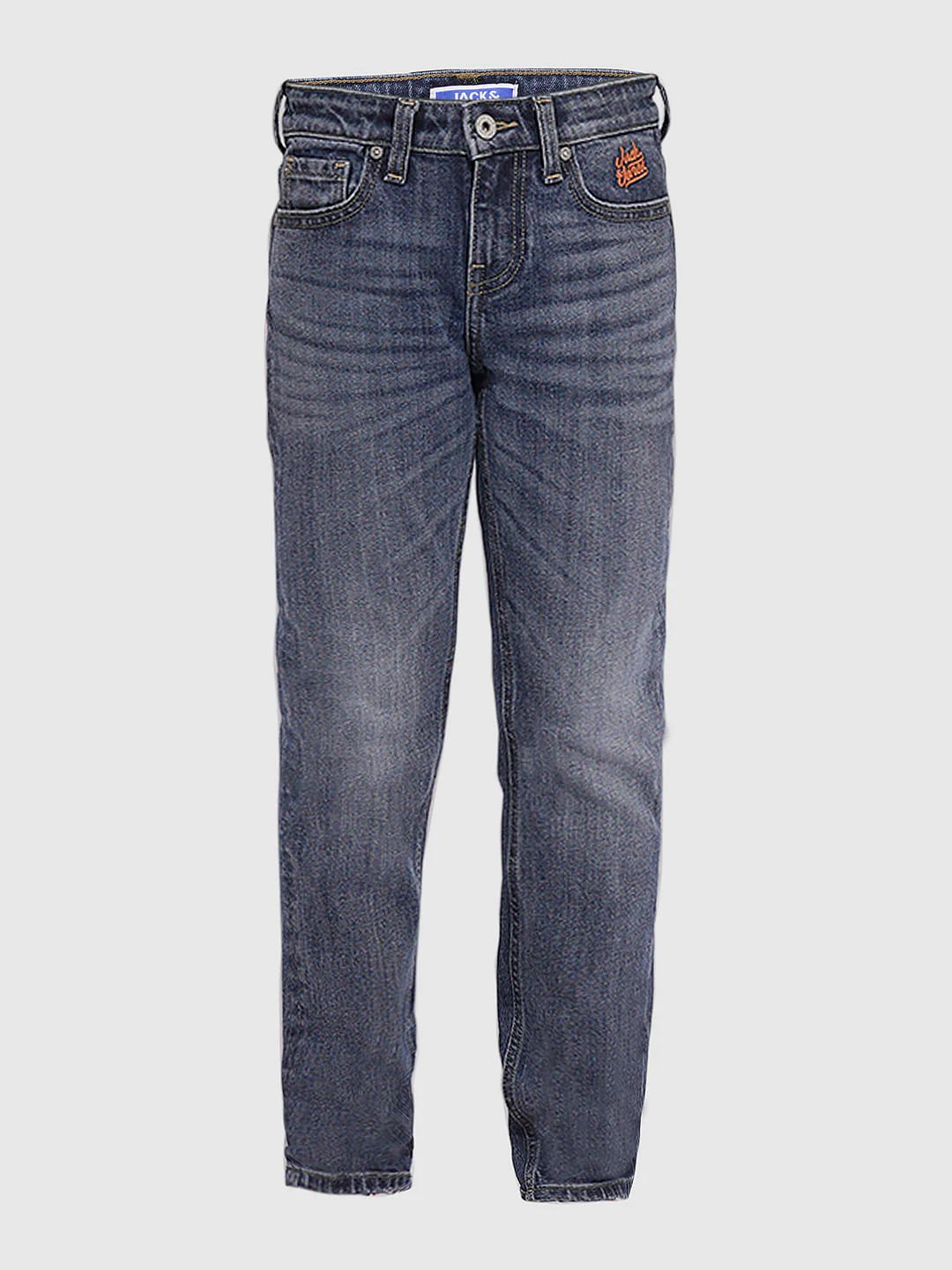 Light Blue Mid Rise Washed Loose Fit Jeans - Image 7