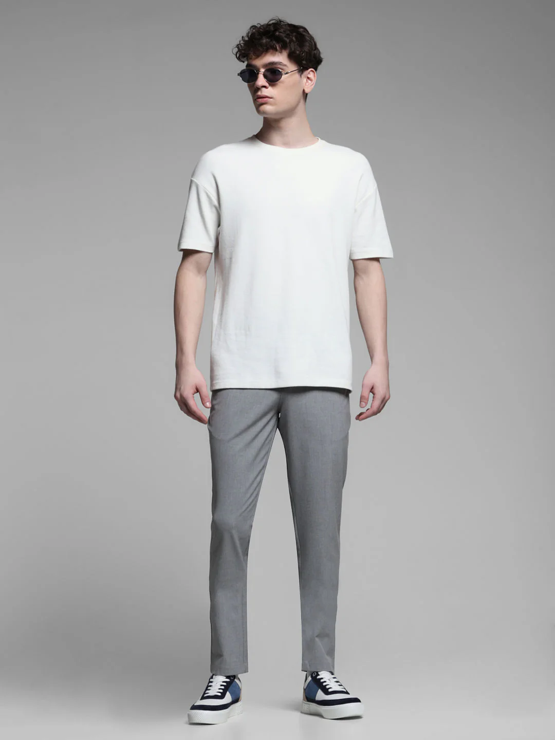 GREY SLIM FIT CHINOS - Image 6