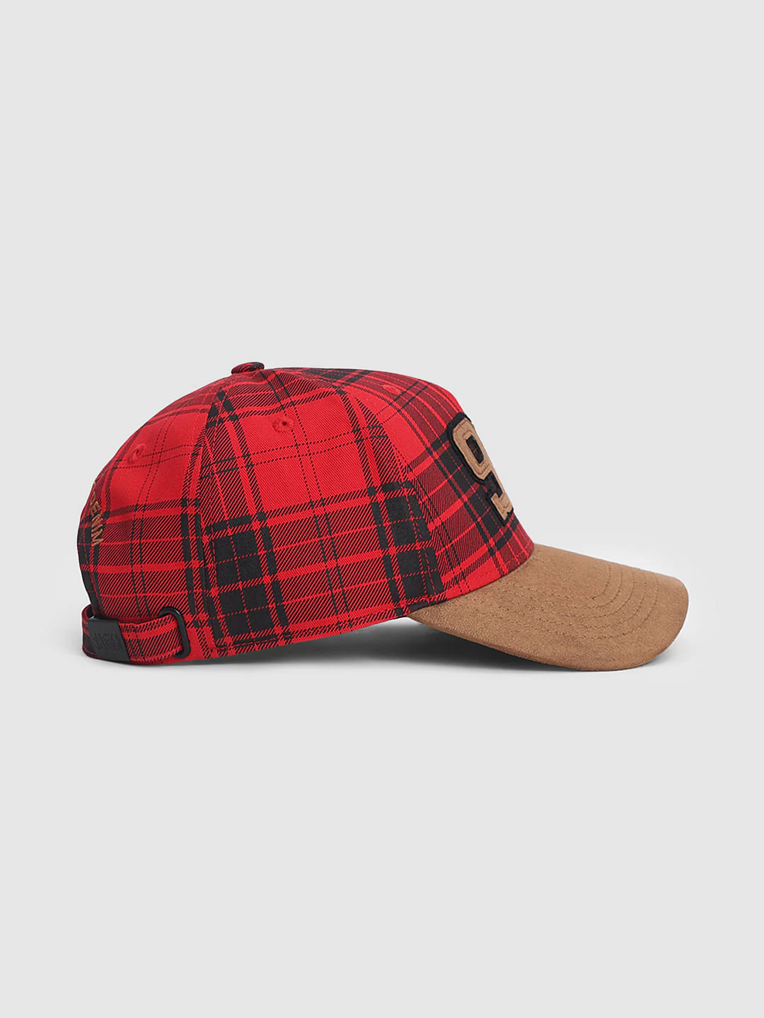 Red Varsity Suede Baseball Cap - Image 3