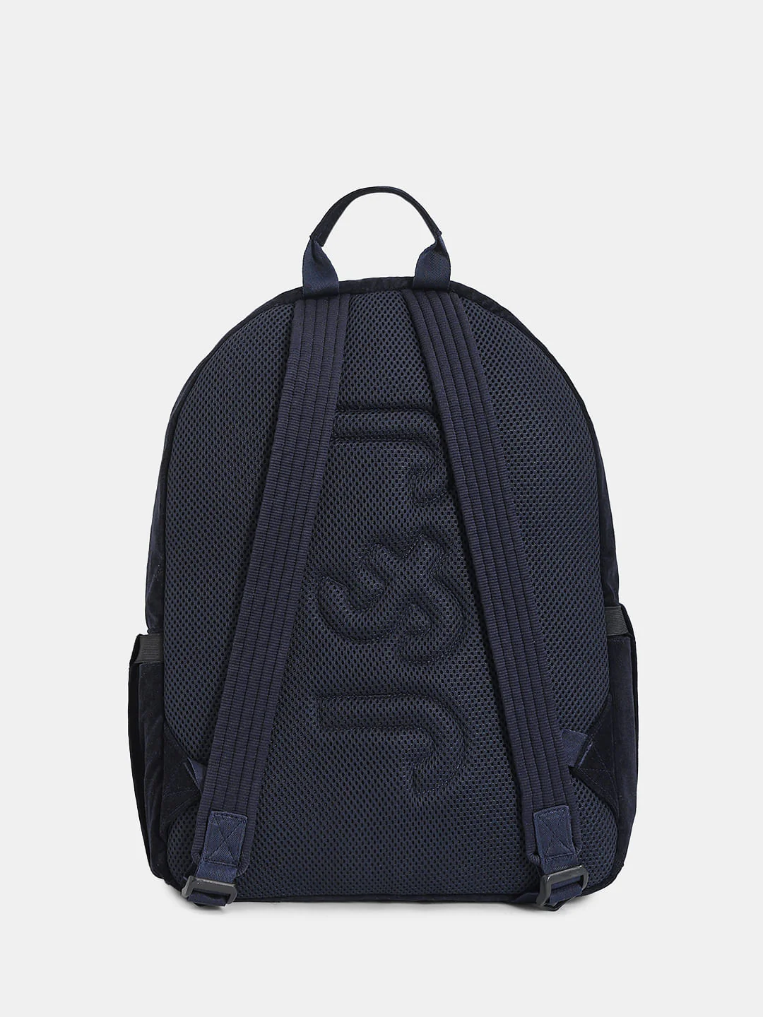 Navy Blue Corduroy Backpack - Image 4
