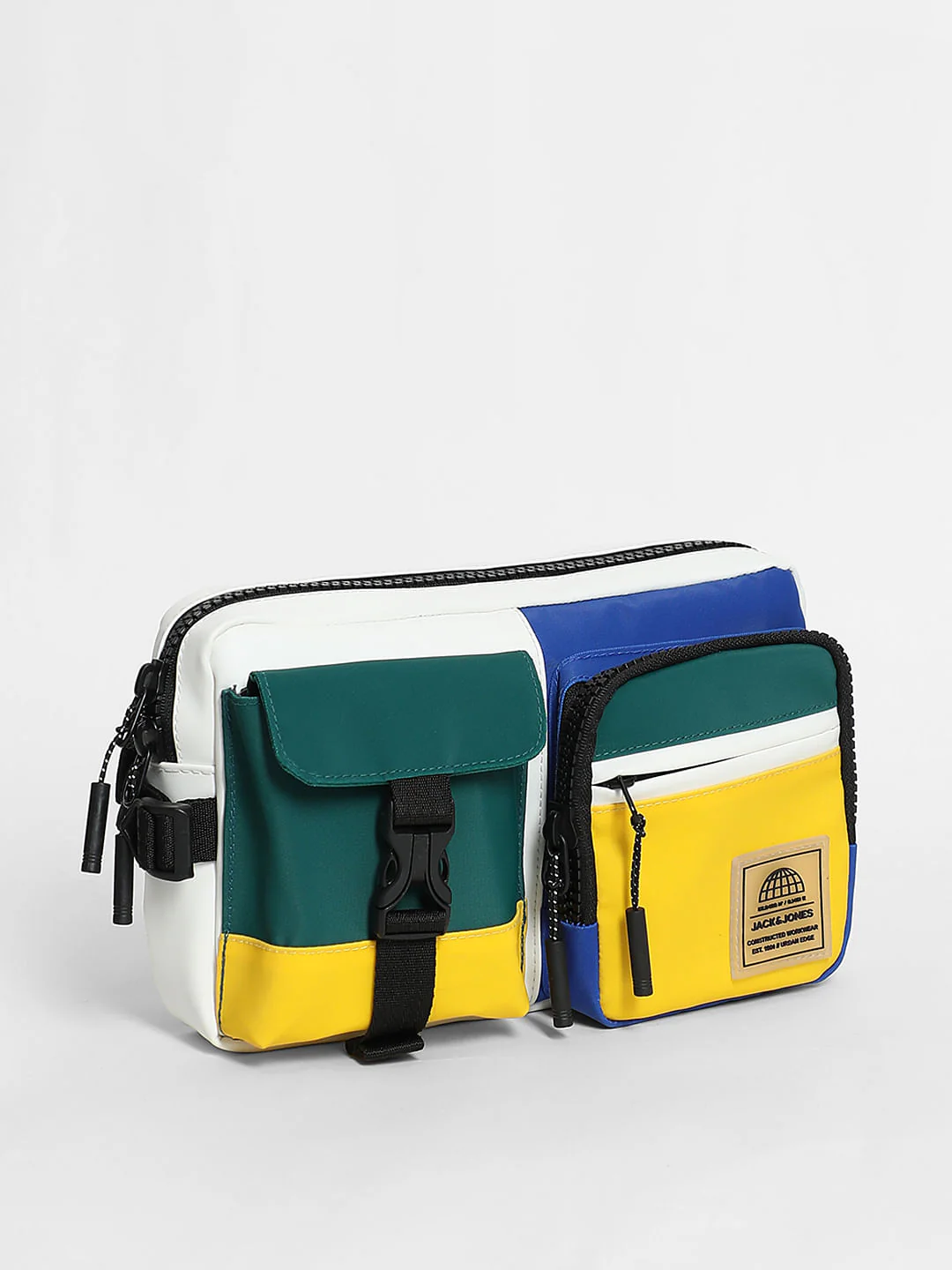 Green Colourblocked Chestpack - Image 2