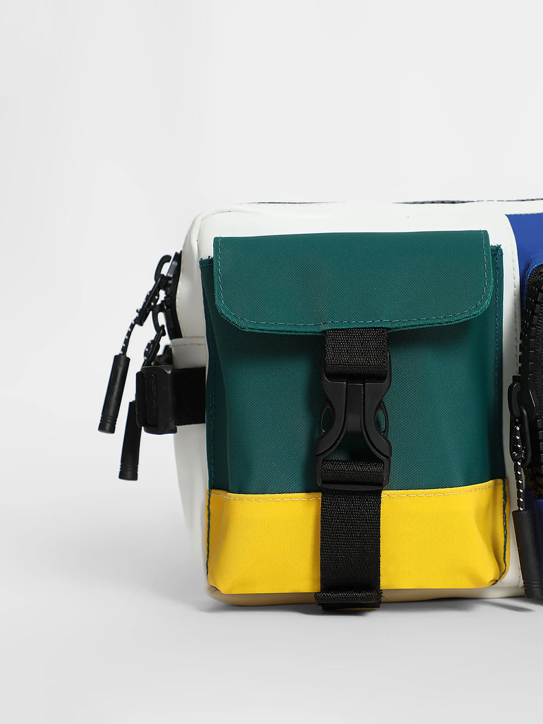 Green Colourblocked Chestpack - Image 5