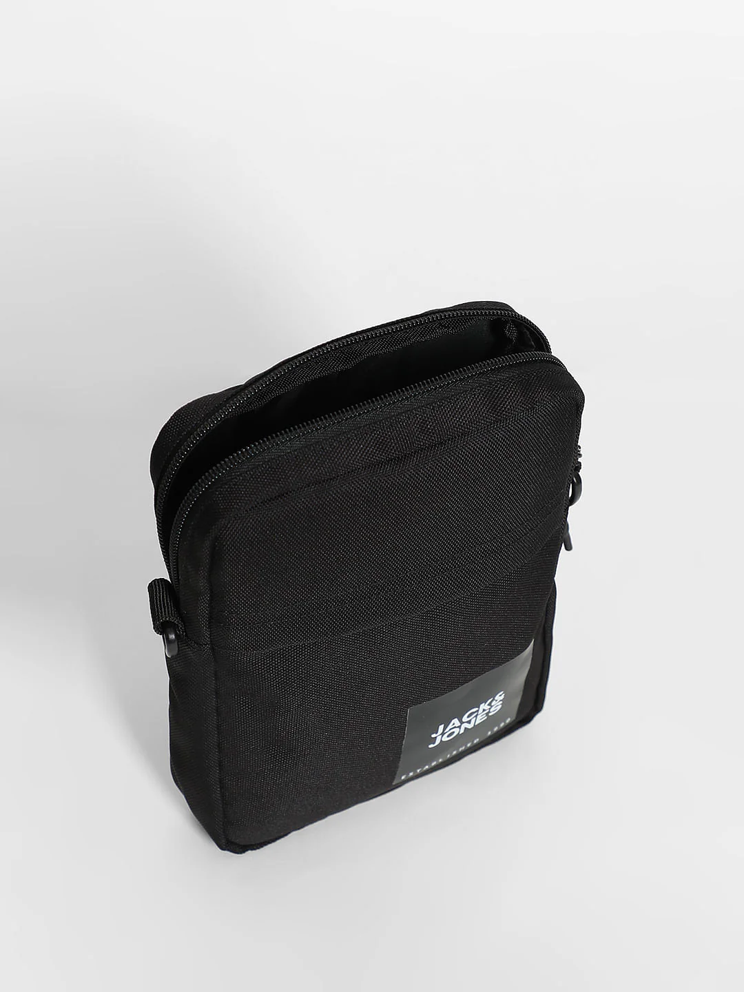 Black Logo Print Small Sling Bag - Image 5