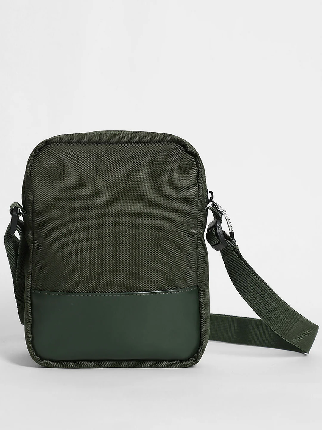 Green Logo Print Sling Bag - Image 3