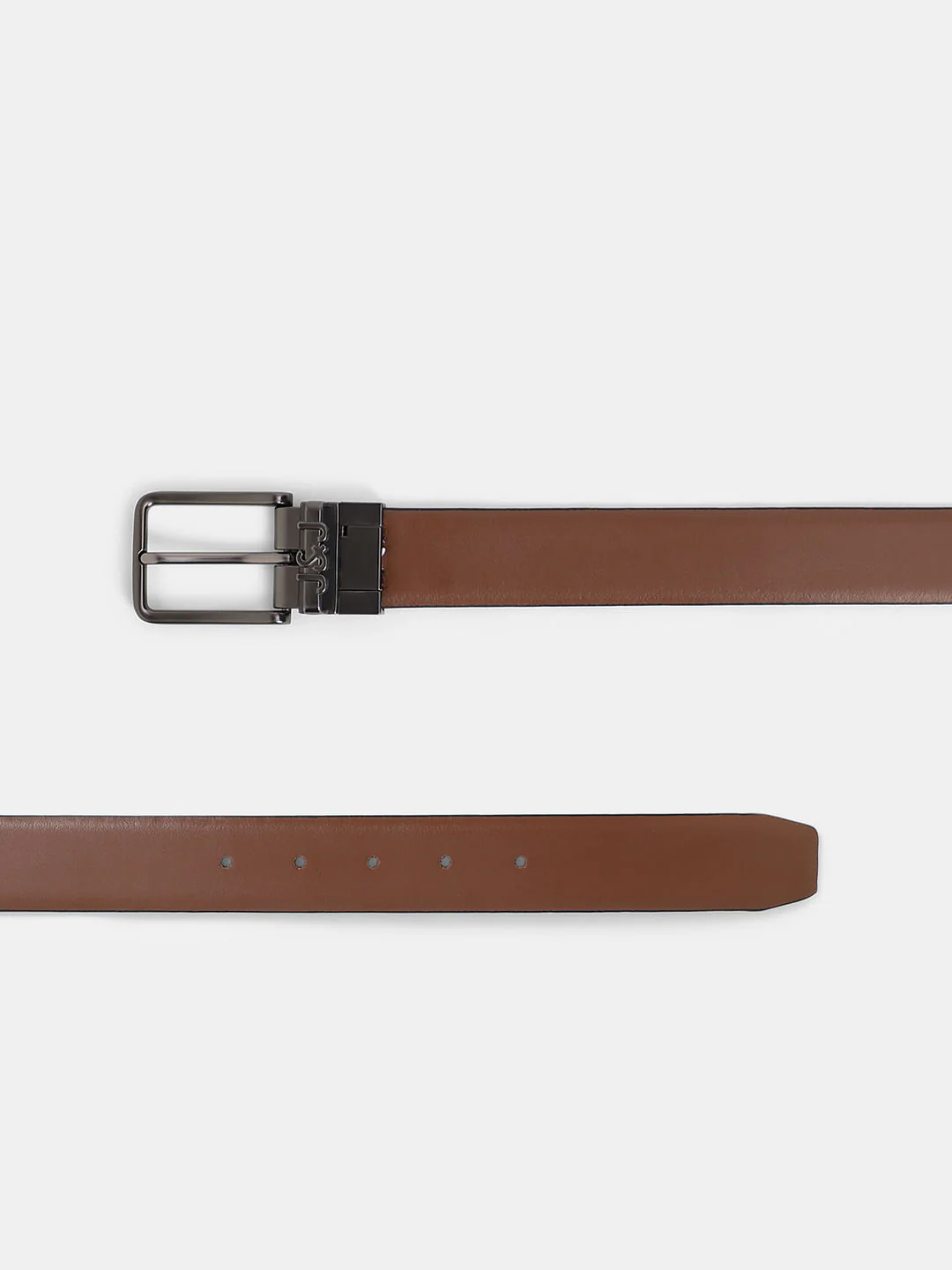 Brown Premium Reversible Leather Belt - Image 4