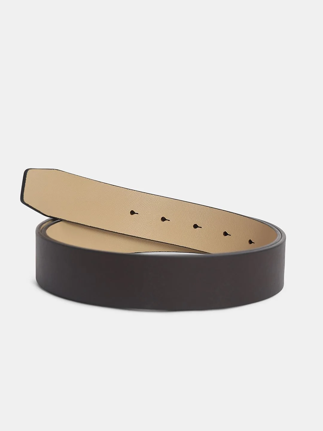 Beige Premium Reversible Leather Belt - Image 2
