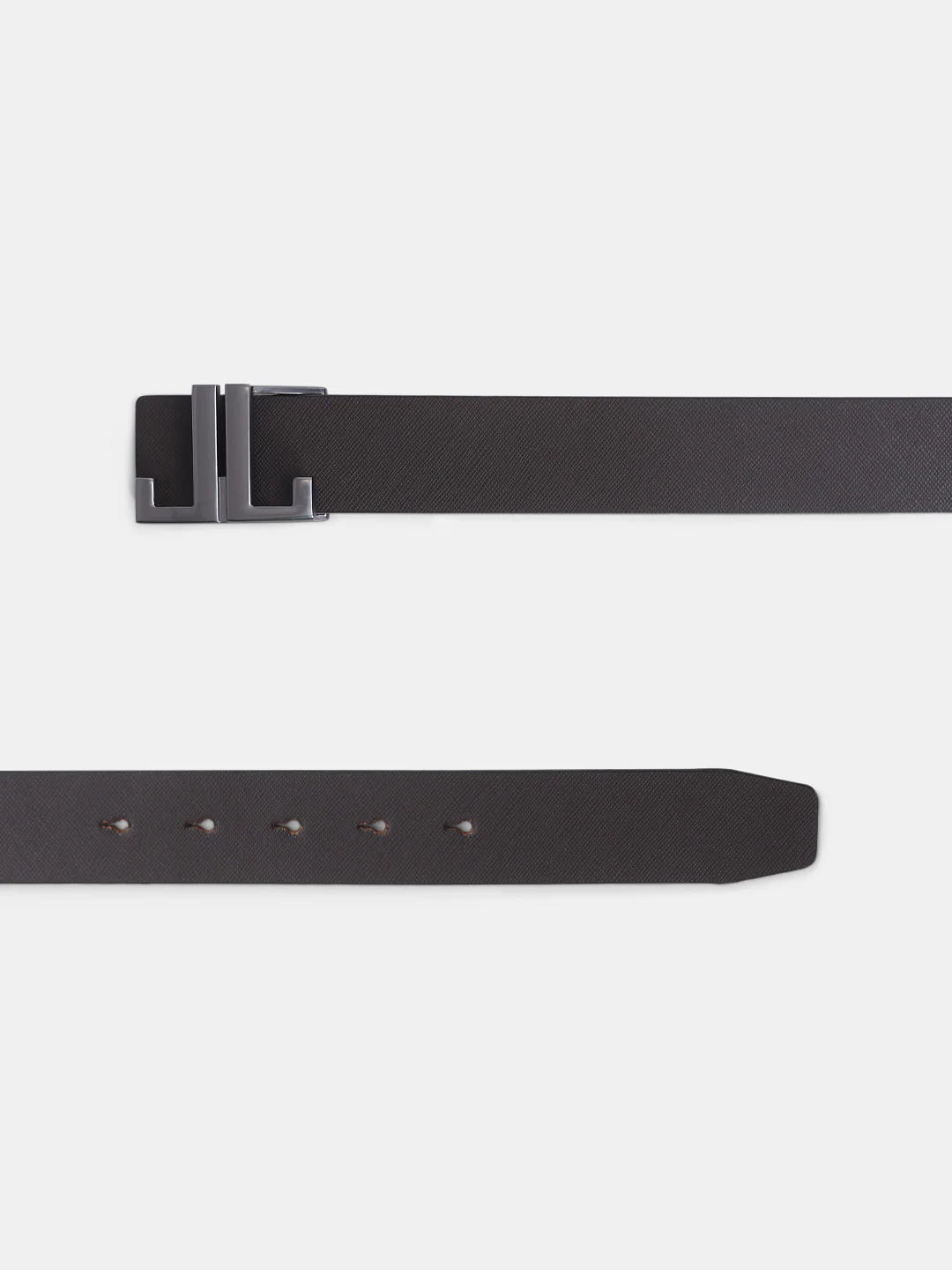 Beige Premium Reversible Leather Belt - Image 3