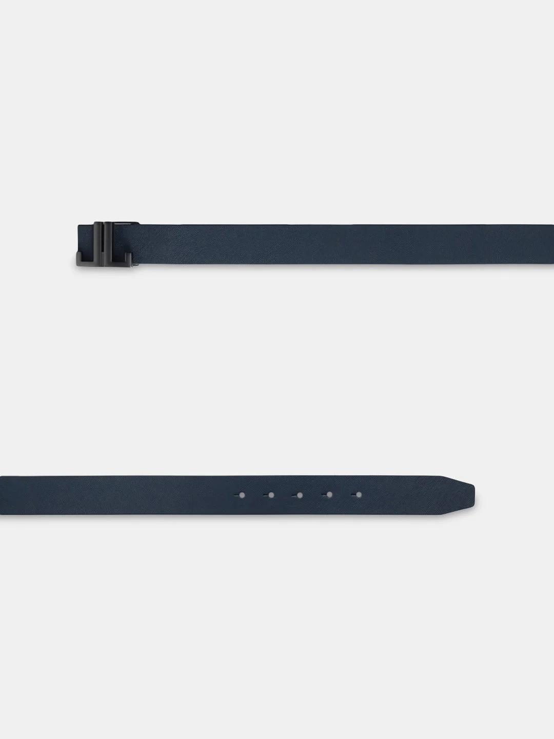 Reversible Leather Belt - Brown - Image 4