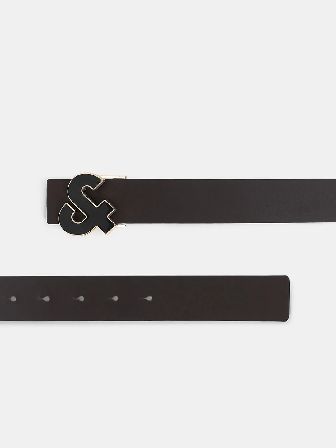 Brown Reversible Premium Leather Belt - Image 4