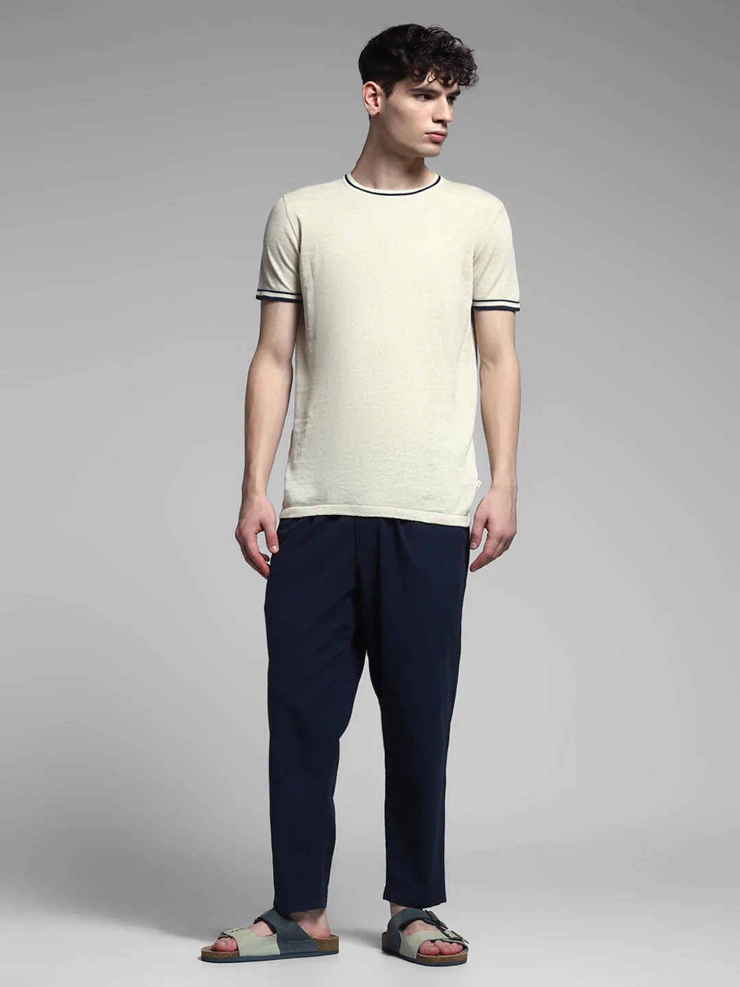 Crew Neck Knitted Pullover - Image 6