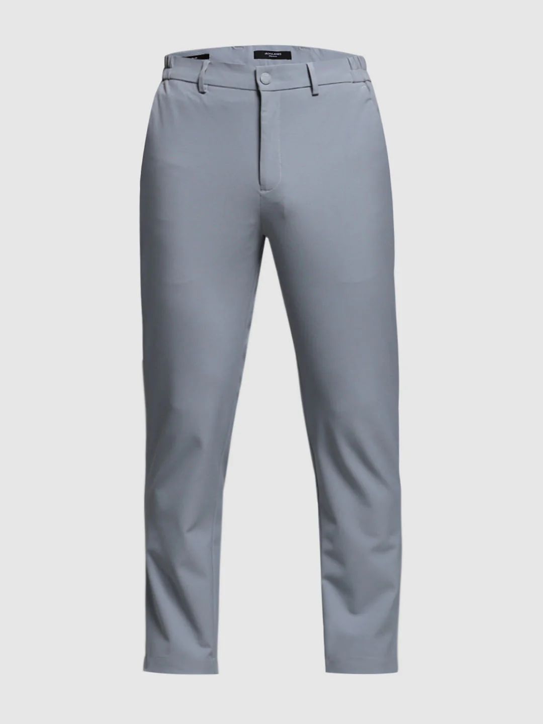 Light Grey Low Rise Stretch Trousers - Image 7