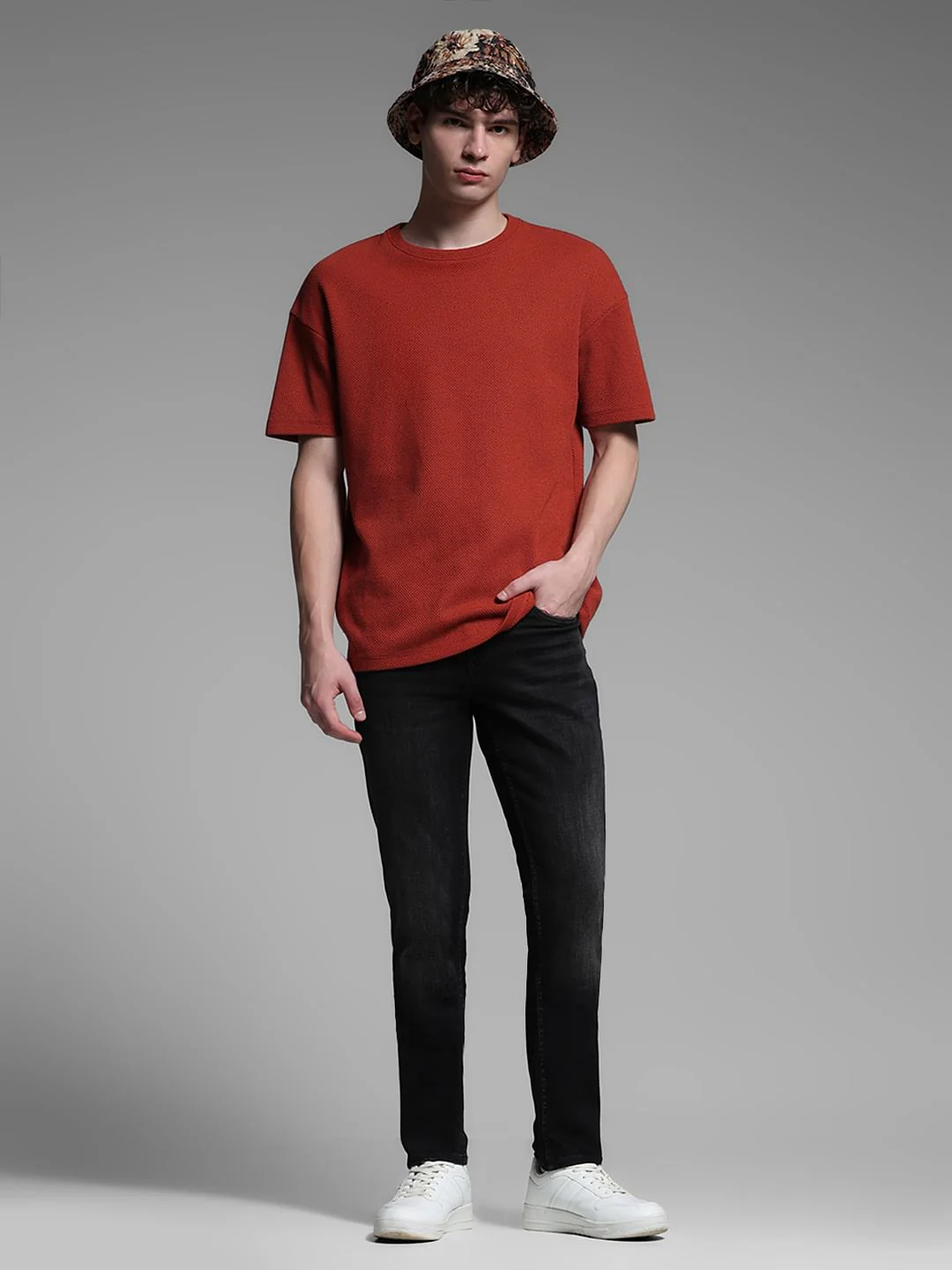 Black Low Rise Glenn Slim Fit Jeans - Image 7