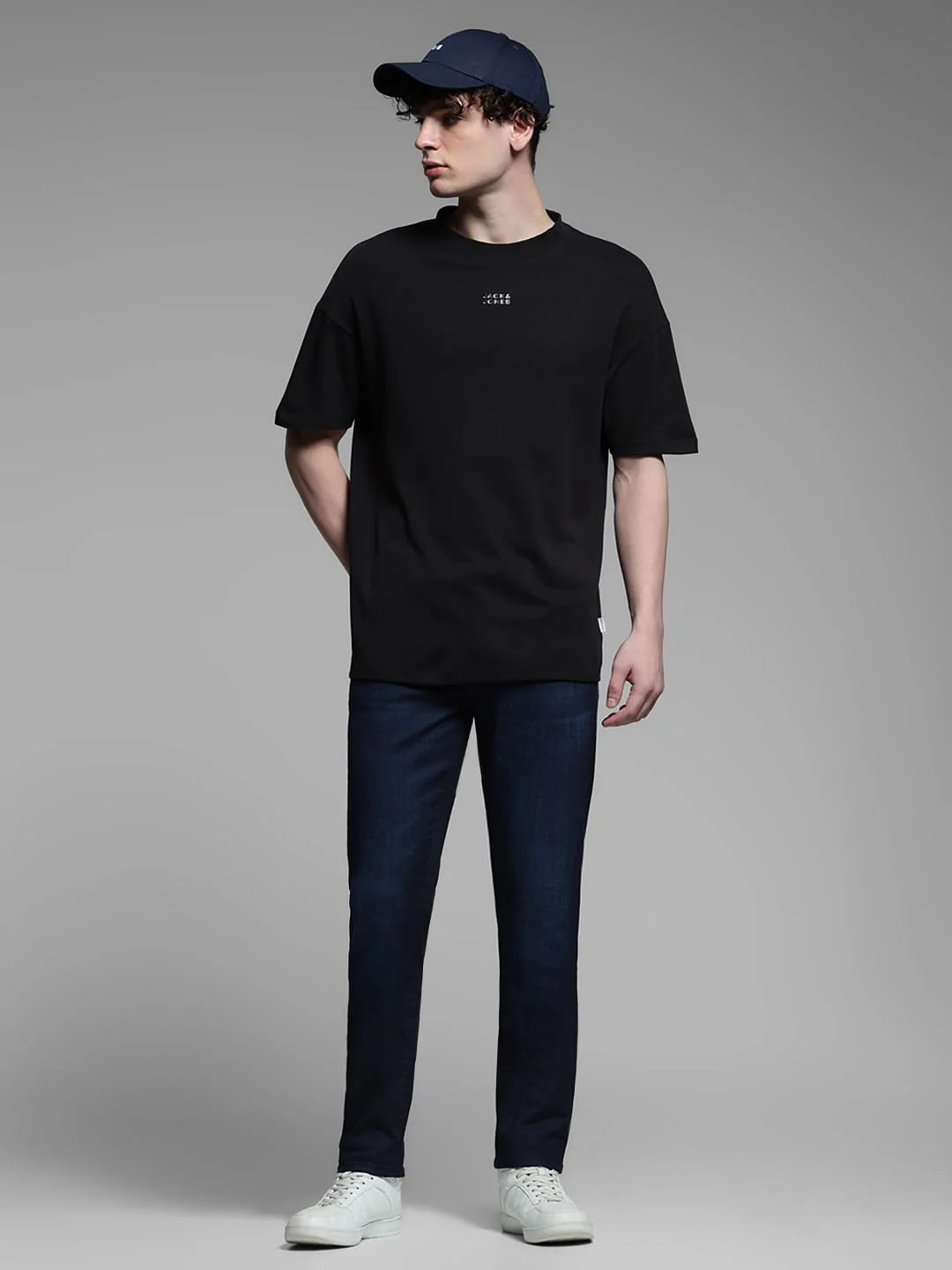 Dark Blue Low Rise Glenn Slim Fit Jeans - Image 6