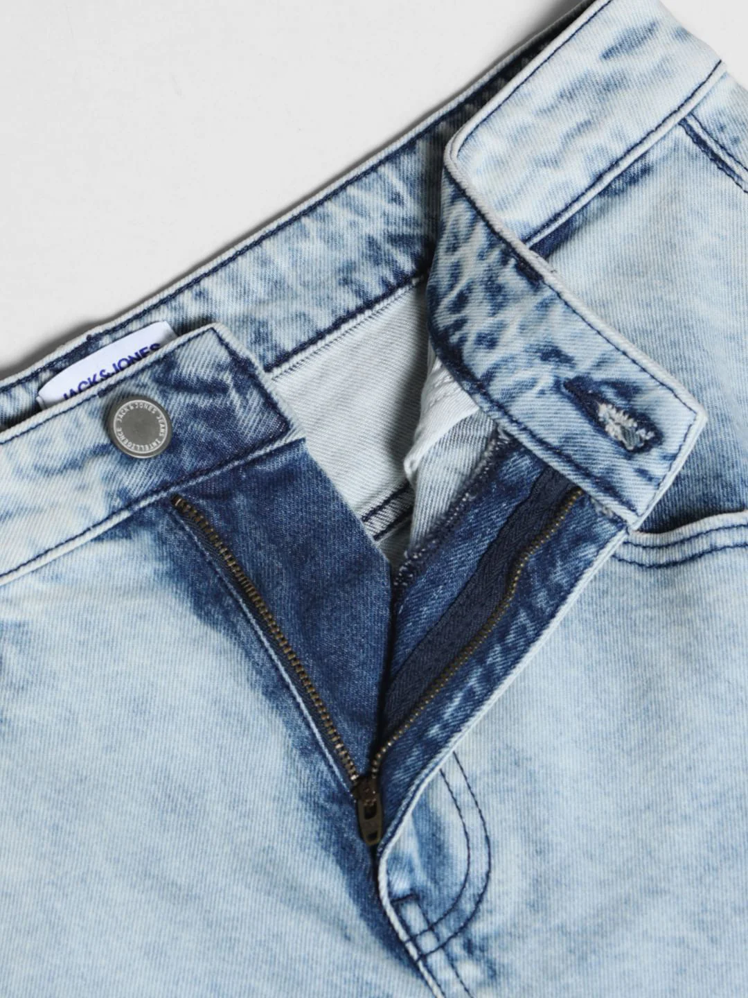 Light Blue High Rise Dario Loose Fit Jeans - Image 5