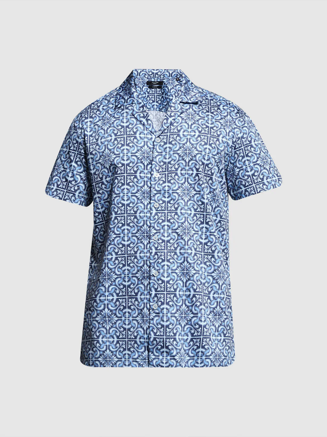 BLUE PRINTED SHIRT - Image 7