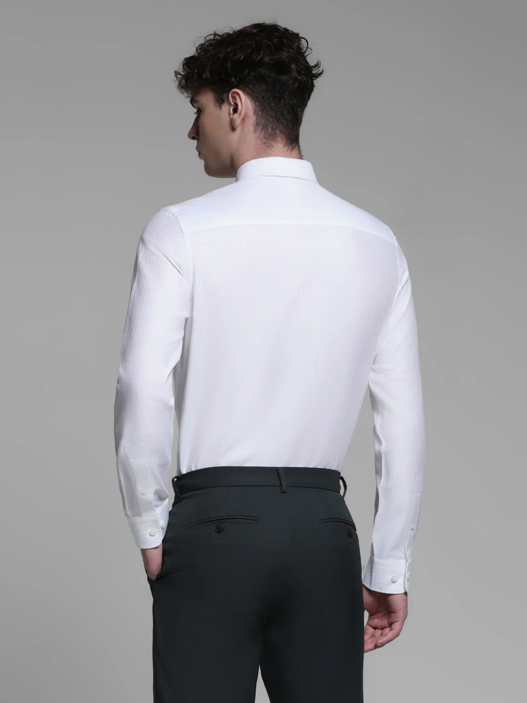 WHITE FULL SLEEVES SHIRT - Image 4