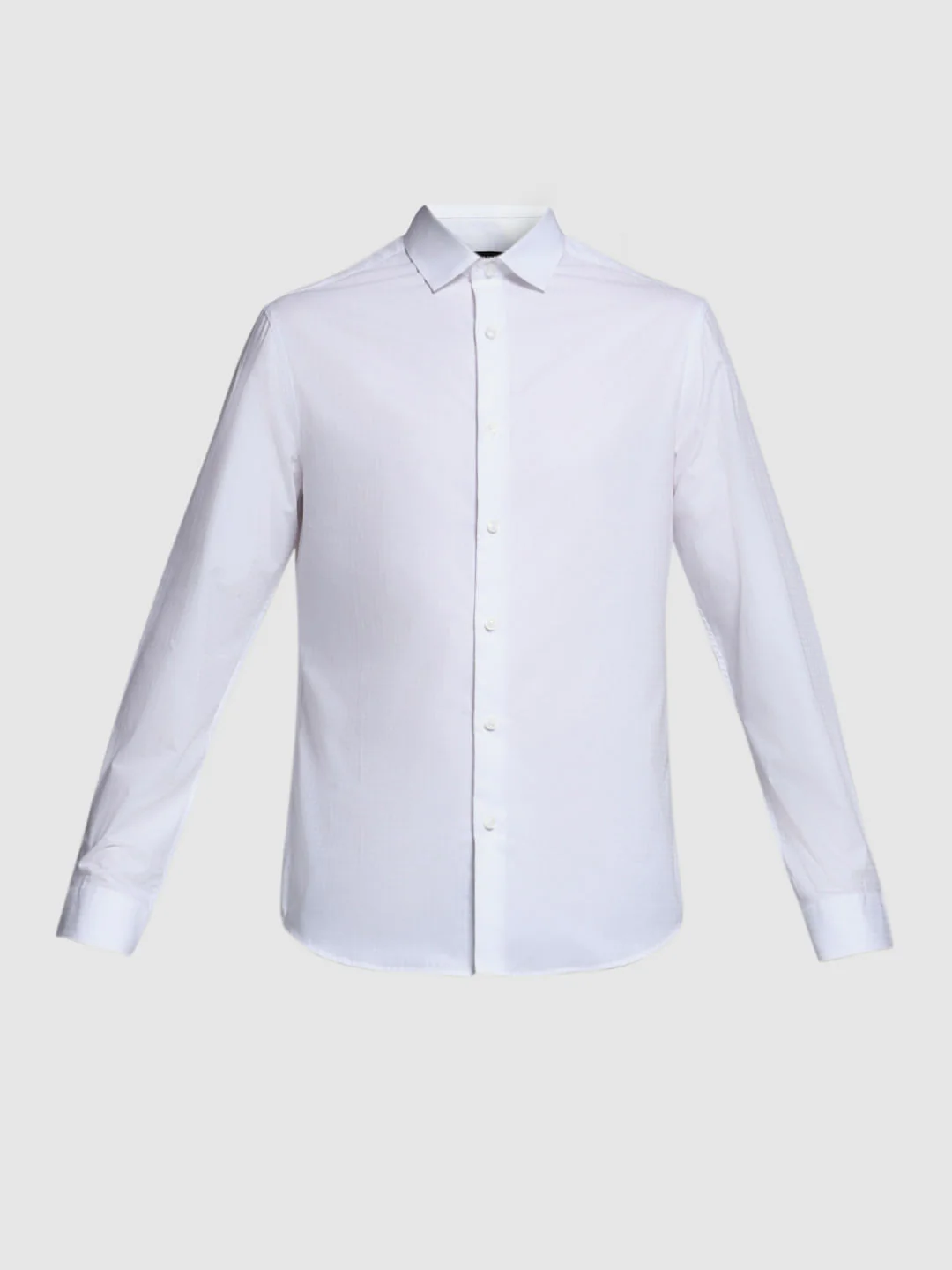 BLUE COTTON FULL SLEEVES SHIRT - Image 7