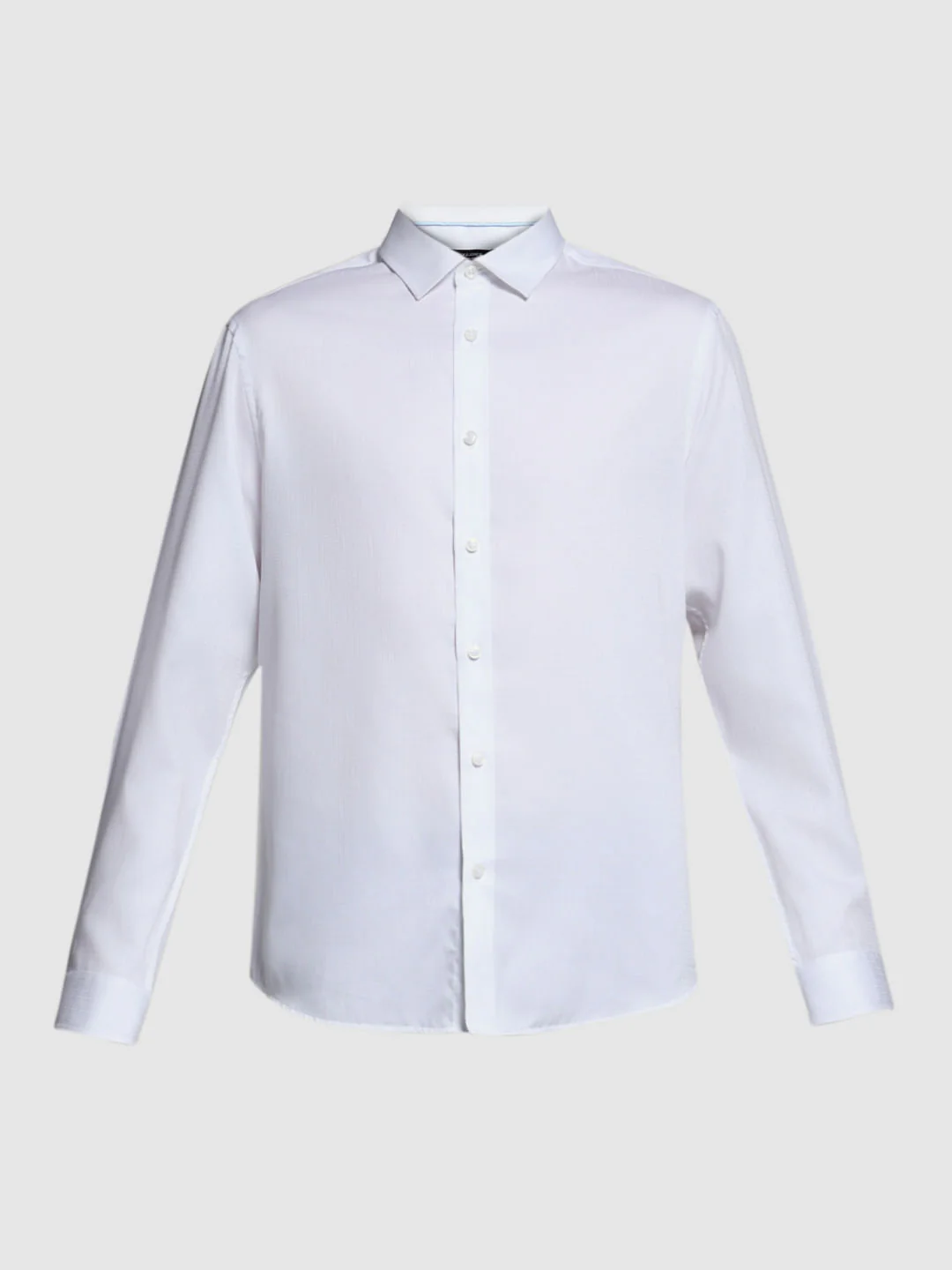 WHITE DOBBY FORMAL SHIRT - Image 7