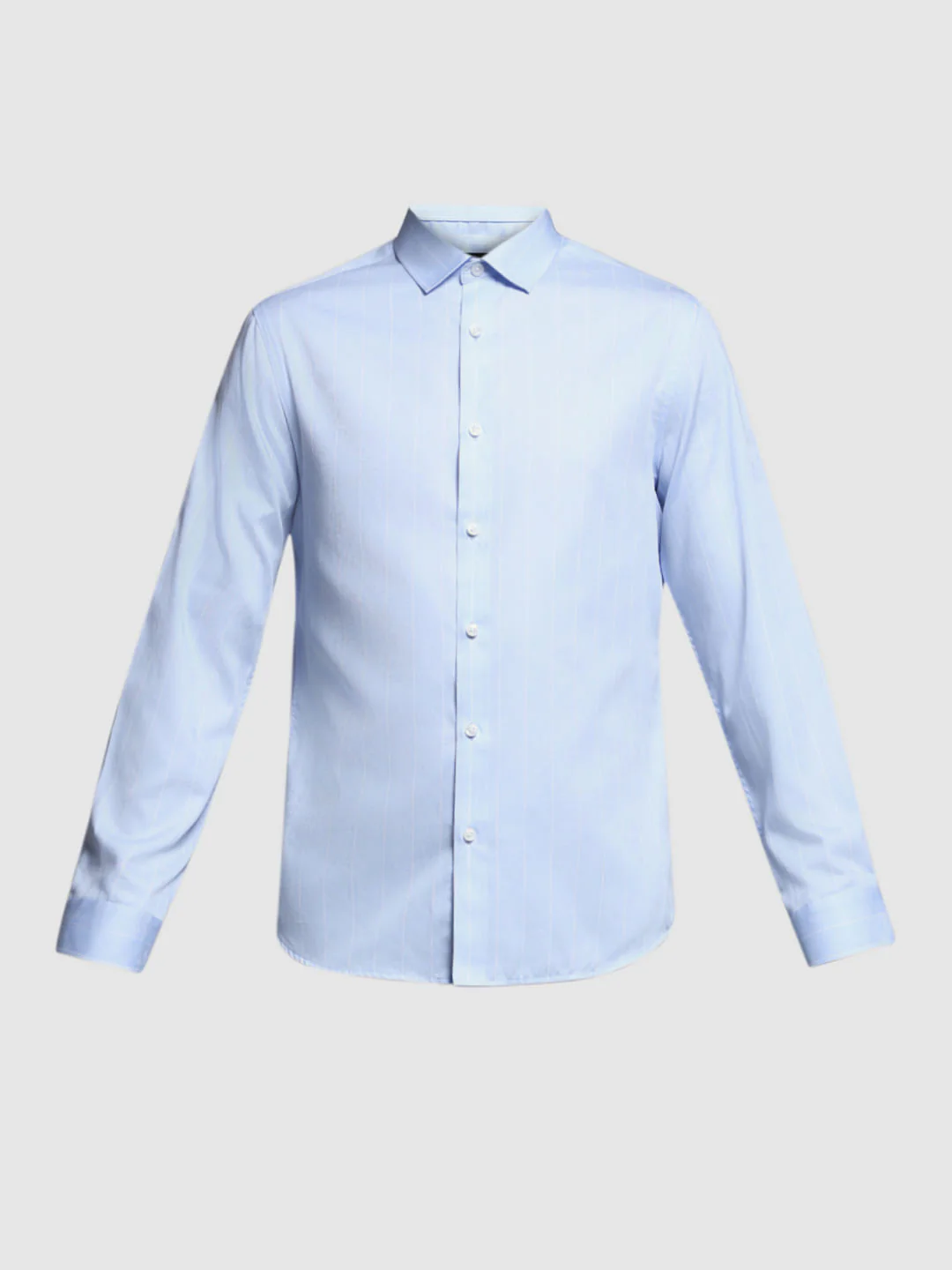 WHITE STRIPED FULL SLEEVES SHIRT - Image 7