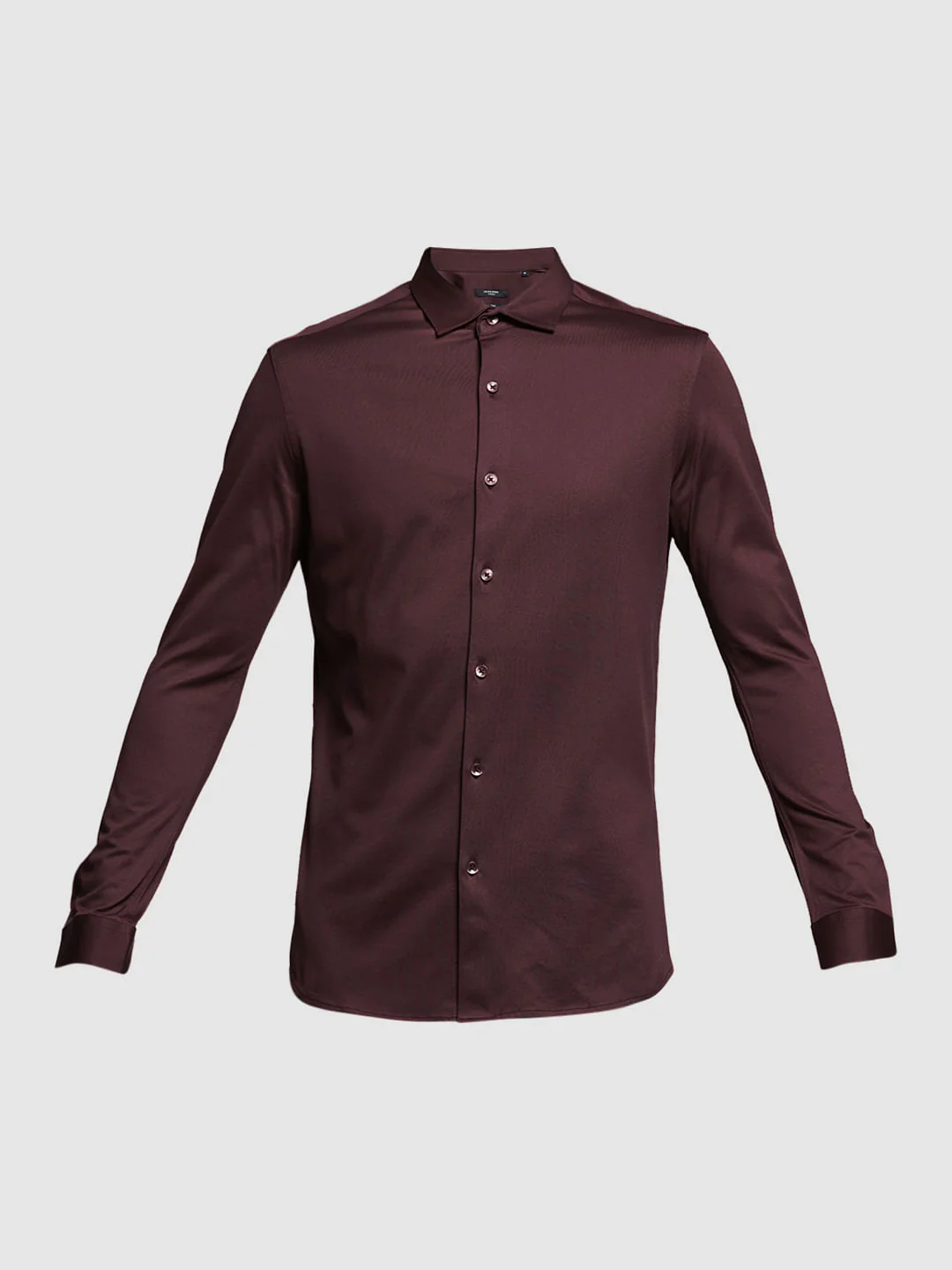 Red Knitted Full Sleeves Shirt - Image 7