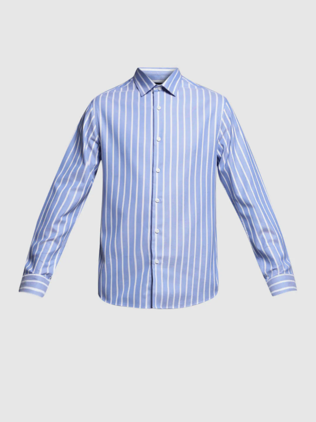 BLUE DOBBY STRIPED SHIRT - Image 7