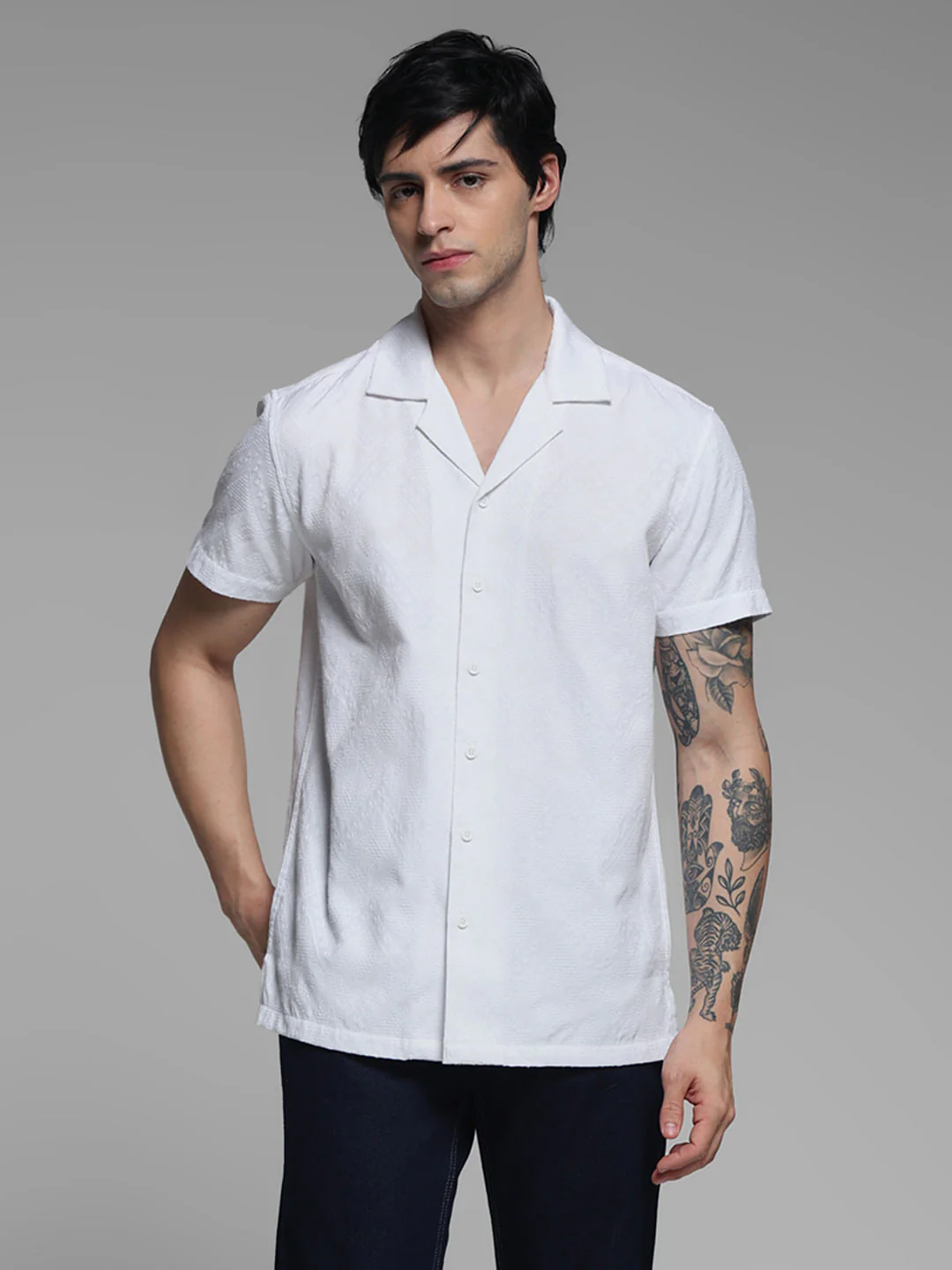 BASIC WHITE SHIRT - Image 2