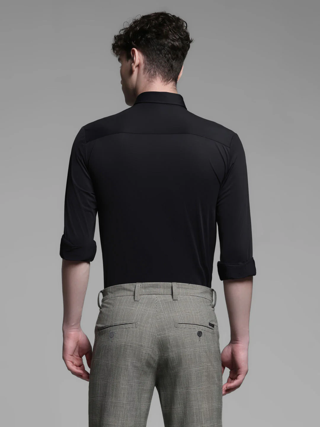 BLACK FULL SLEEVES SHIRT - Image 4