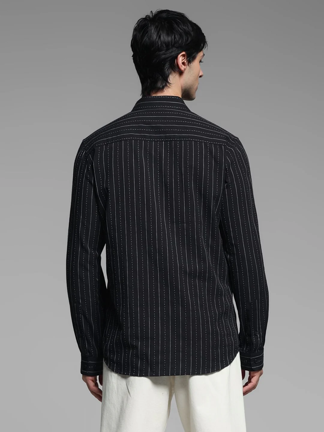 BLACK STRIPES SHIRT - Image 4