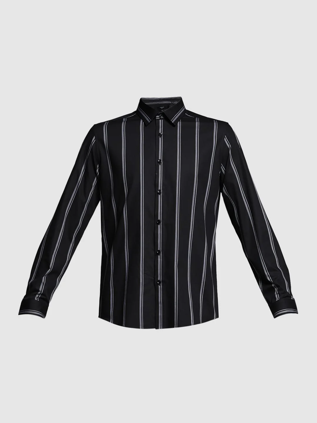 BLACK STRIPED SHIRT - Image 7