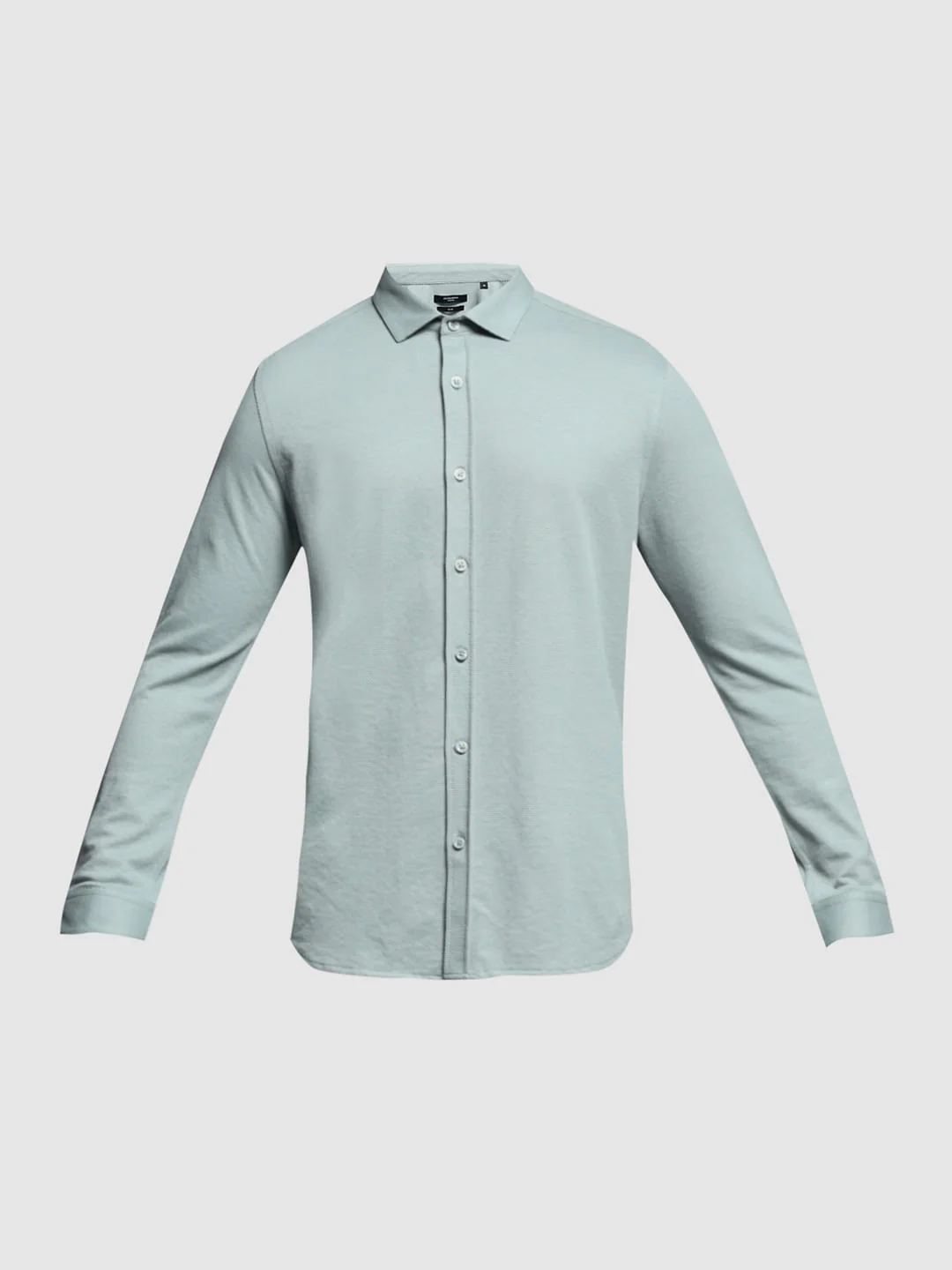 Green Knitted Full Sleeves Shirt - Image 7