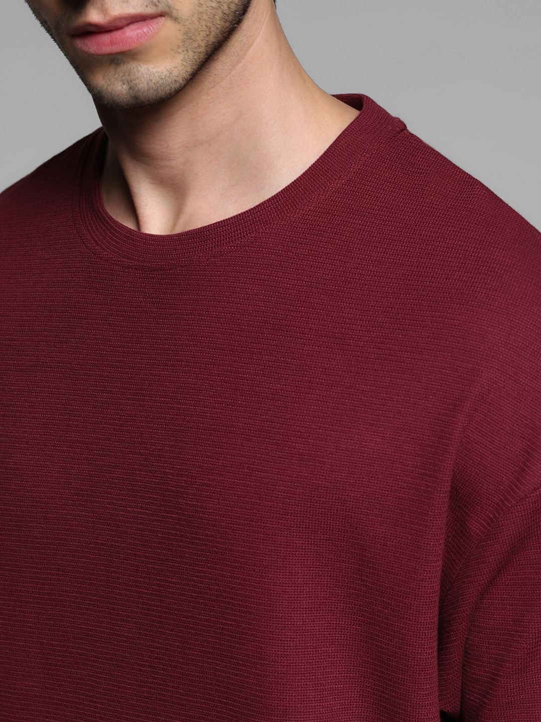 RED OVERSIZED COTTON T-SHIRT - Image 5