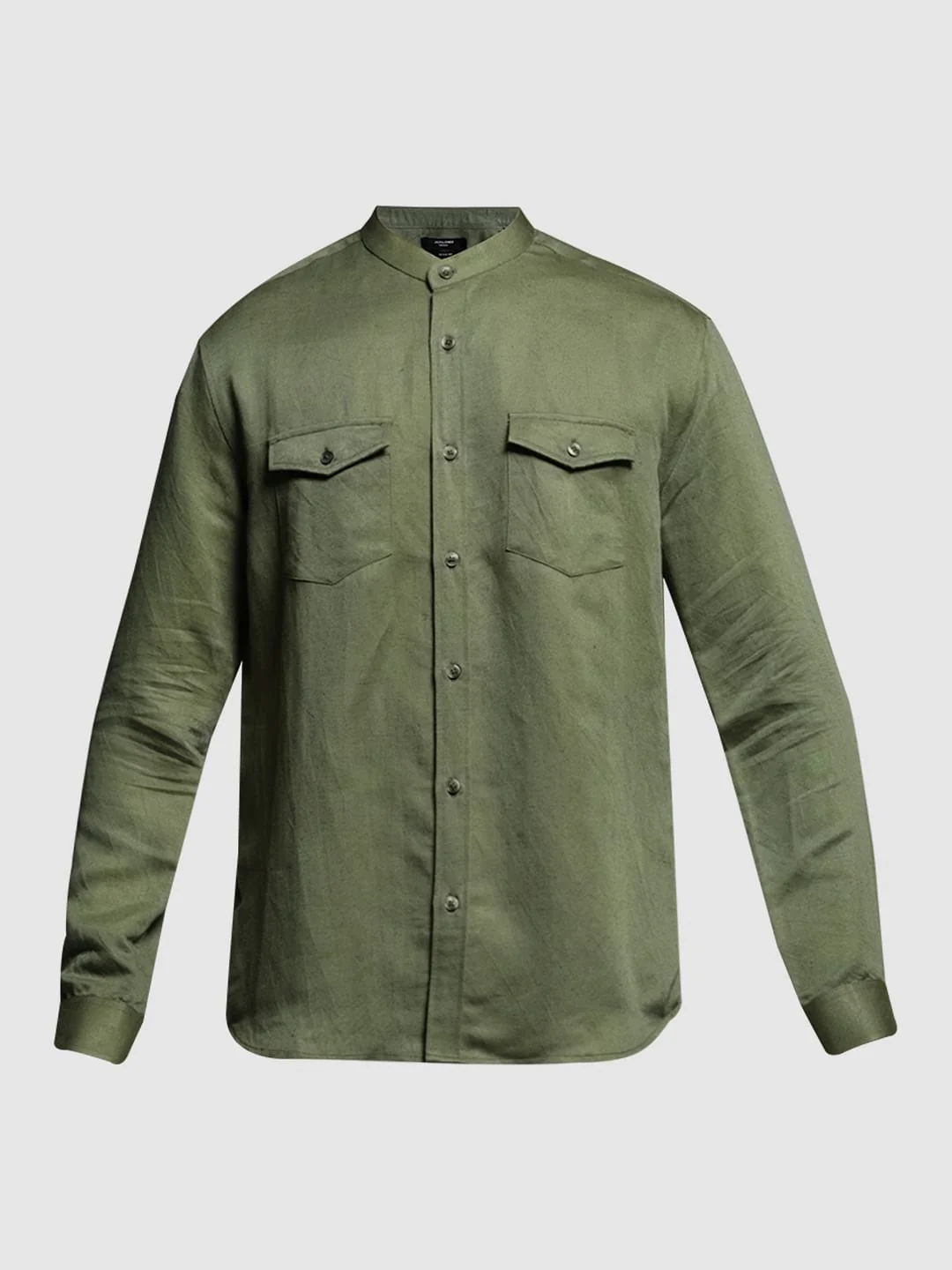 GREEN LINEN SHIRT - Image 7